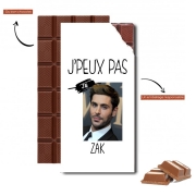 Tablette de chocolat personnalisé Je peux pas jai ZAK Efron