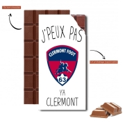 Tablette de chocolat personnalisé Je peux pas y"a Clermont