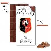 Tablette de chocolat personnalisé Je peux pas y'a Rennes