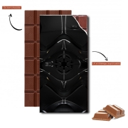 Tablette de chocolat personnalisé Jet Black One