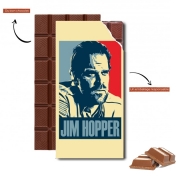 Tablette de chocolat personnalisé Jim Hopper President
