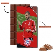 Tablette de chocolat personnalisé Guardiola Football Manager
