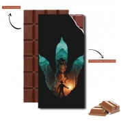 Tablette de chocolat personnalisé Jurassic Footprint