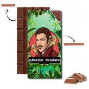 Tablette de chocolat personnalisé Jurassic Trainer