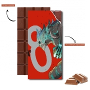 Tablette de chocolat personnalisé Kaiju Number 8