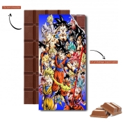 Tablette de chocolat personnalisé Kakarot Goku Evolution