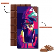 Tablette de chocolat personnalisé Kakashi pop art