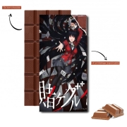 Tablette de chocolat personnalisé Kakegurui gambling school