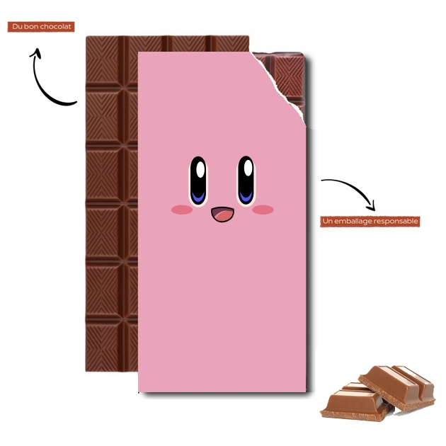 Tablette de chocolat personnalisé Kb pink