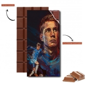 Tablette de chocolat personnalisé Kevin De Bruyne PaintArt