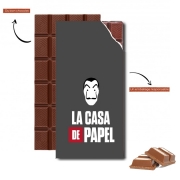 Tablette de chocolat personnalisé La Casa de Papel