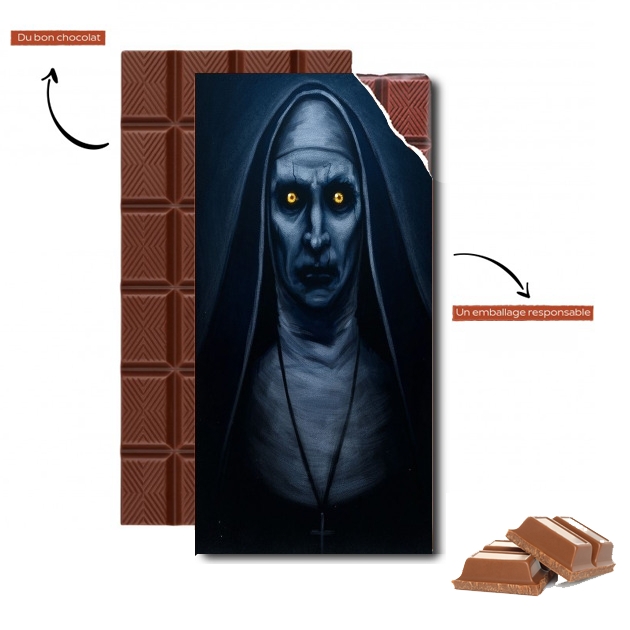 Tablette de chocolat personnalisé La nonne