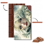 Tablette de chocolat personnalisé Lady Snow Winterfell