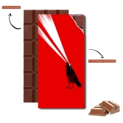 Tablette de chocolat personnalisé Laser crow