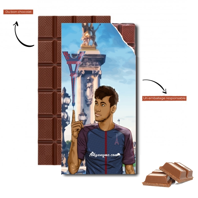 Tablette de chocolat personnalisé Le nouveau titi Parisien Ney Jr Paris