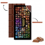 Tablette de chocolat personnalisé League Of Legends LOL - FANART