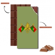 Tablette de chocolat personnalisé Légion étrangère France