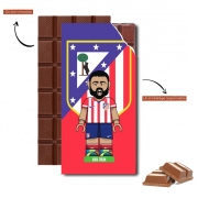 Tablette de chocolat personnalisé Lego Football: Atletico de Madrid - Arda Turan