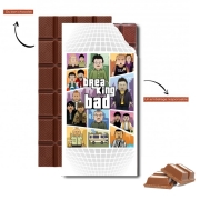 Tablette de chocolat personnalisé Lego: GTA mashup Breaking Bad