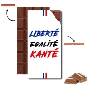 Tablette de chocolat personnalisé Liberte egalite Kante