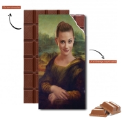 Tablette de chocolat personnalisé Lili Reinhart Mashup Mona Lisa Joconde