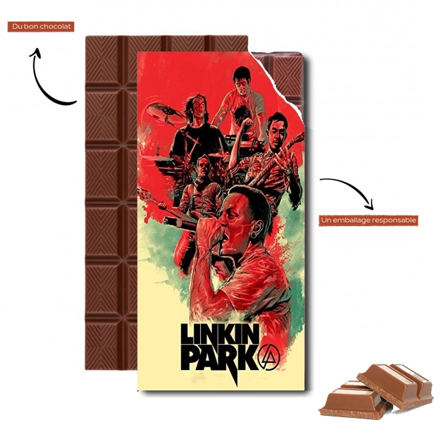 Tablette de chocolat personnalisé Linkin Park