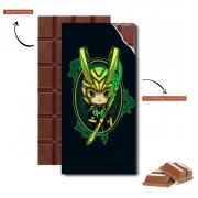 Tablette de chocolat personnalisé Loki Portrait