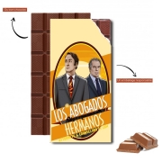 Tablette de chocolat personnalisé Los Abogados Hermanos 