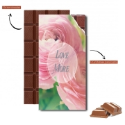 Tablette de chocolat personnalisé Love More
