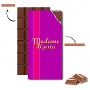 Tablette de chocolat personnalisé Madame dépense