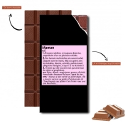 Tablette de chocolat personnalisé Maman definition dictionnaire