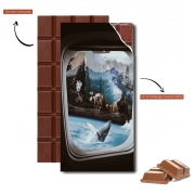 Tablette de chocolat personnalisé Man & The Whale II