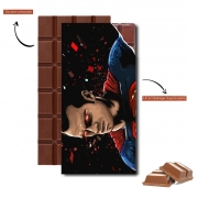 Tablette de chocolat personnalisé Man of Steel