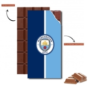 Tablette de chocolat personnalisé Manchester City