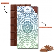 Tablette de chocolat personnalisé Mandala Peaceful