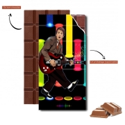 Tablette de chocolat personnalisé Marty McFly plays Guitar Hero