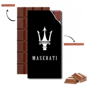 Tablette de chocolat personnalisé Maserati Courone