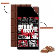 Tablette de chocolat personnalisé Mashup GTA Mad Max Fury Road
