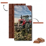 Tablette de chocolat personnalisé Massey Fergusson Tractor