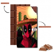 Tablette de chocolat personnalisé Mexican Deadpool