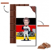 Tablette de chocolat personnalisé MiniRacers: Nico Rosberg - Mercedes Formula One Team