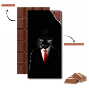 Tablette de chocolat personnalisé Mobster Cat