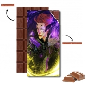 Tablette de chocolat personnalisé Moira Overwatch art