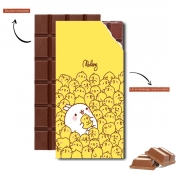 Tablette de chocolat personnalisé Molang