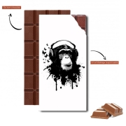 Tablette de chocolat personnalisé Monkey Business - White
