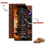 Tablette de chocolat personnalisé Mortal Kombat All Characters
