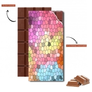Tablette de chocolat personnalisé Mosaic Multicouleur