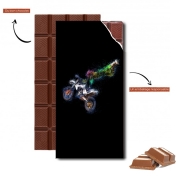 Tablette de chocolat personnalisé Motorcross Bike Sport