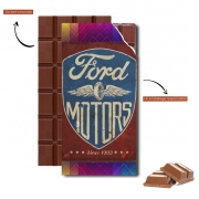 Tablette de chocolat personnalisé Motors vintage