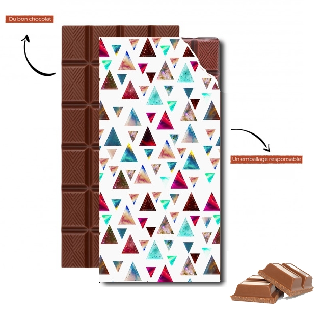 Tablette de chocolat personnalisé Multicolor Trianspace 